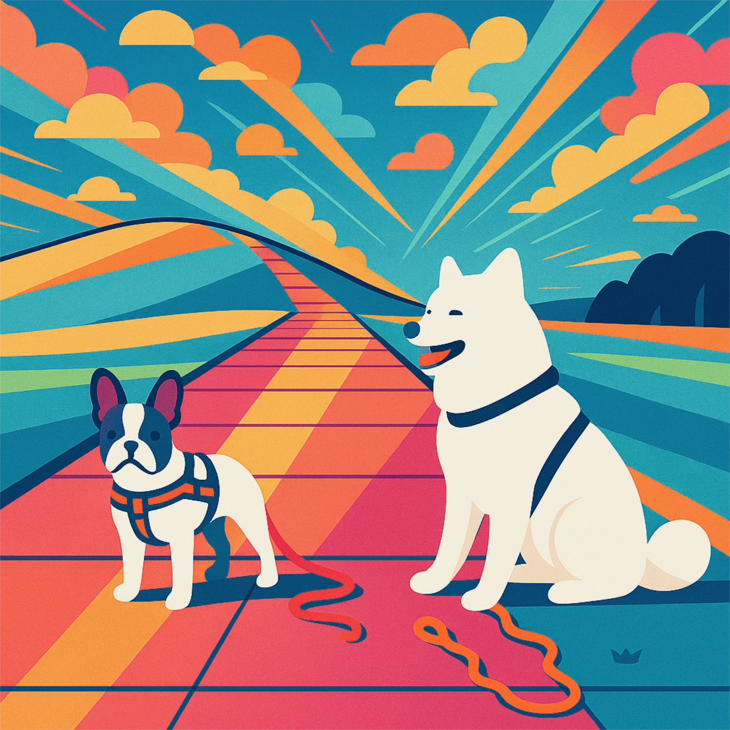 10th 秋田犬 タム Run